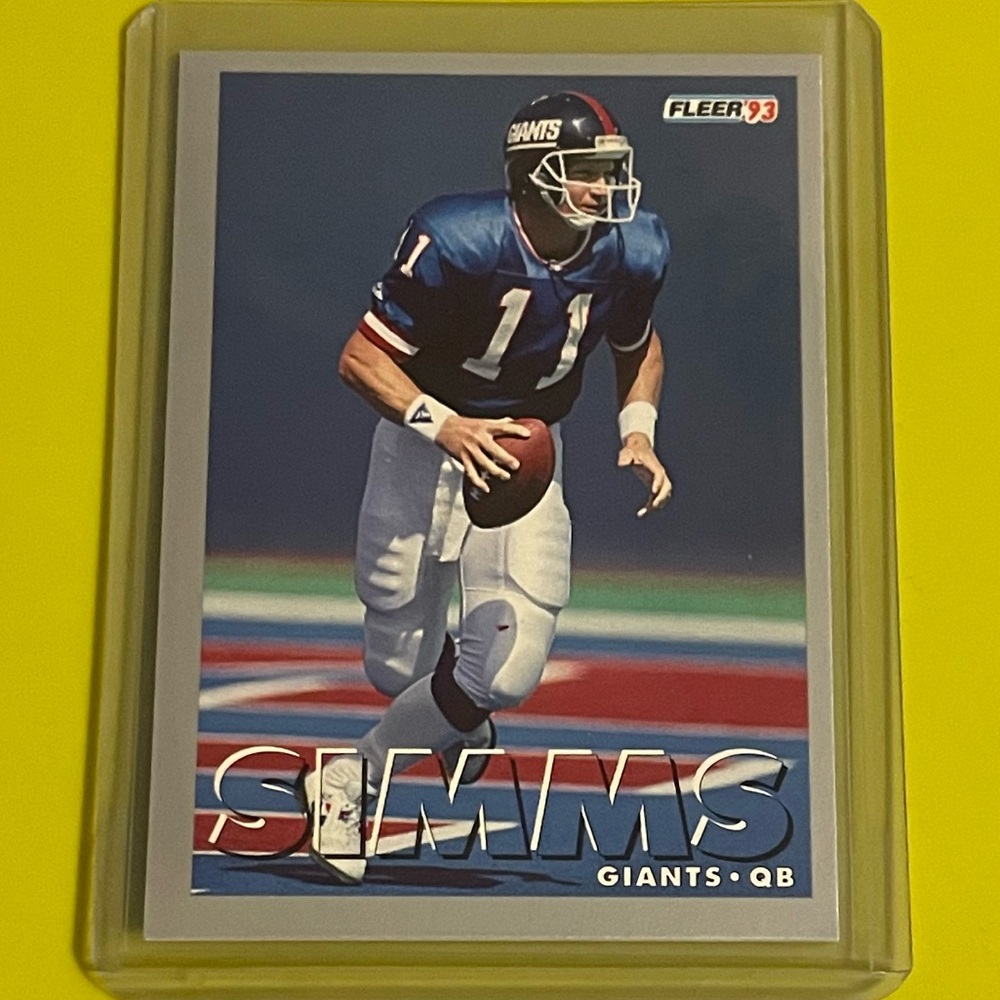 Phil Simms #314 1993 Fleer Football Trading Card